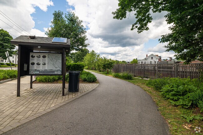 The Methuen Rail Trail has a 2 ½ mile stretch for joggers and bikers.