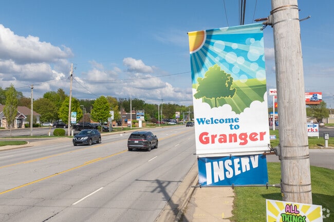 Granger is a more rural and friendly feeling community outside South Bend, IN.