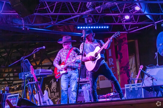 Indian Hills residents can catch live music nearby at the Outlaw Saloon.