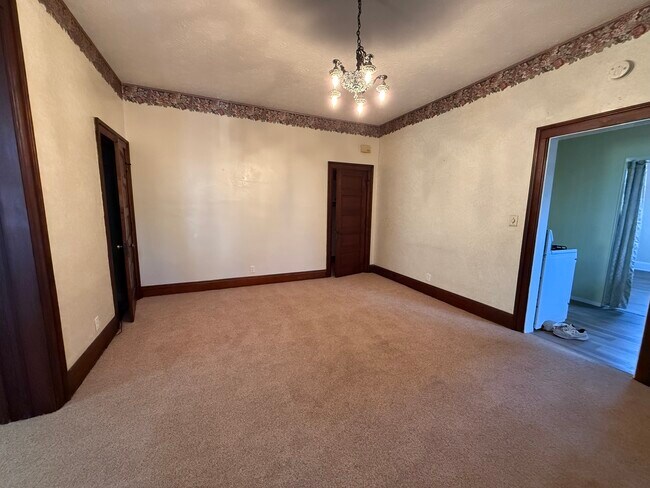 dining room with 2 closets