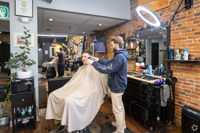 For a top-notch grooming experience just moments from Bradley Brook, head over to Nots Barber Shop.
