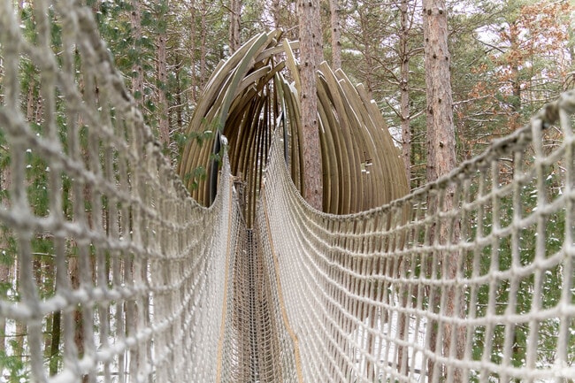Dow Gardens in Midland is known for its canopy walk.