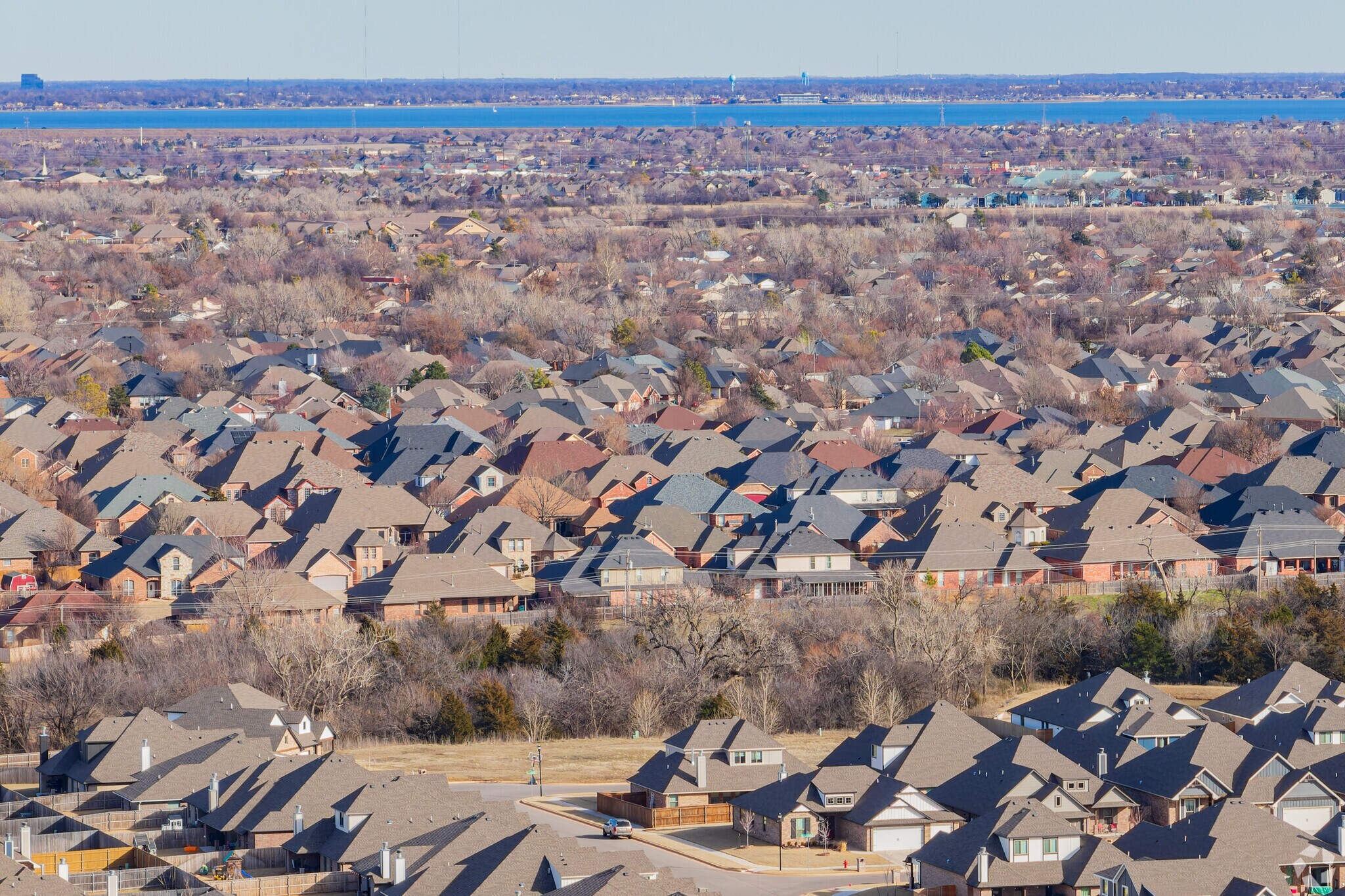 Cobblestone, a modern suburb northwest of Lake Hefner, thrives in the quiet outskirts of OKC.