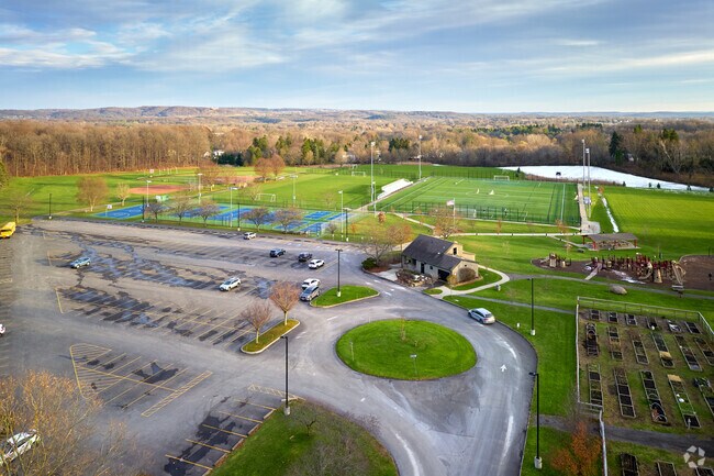 Autumn view of Thornell Farm Park.