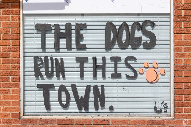 Lexington has plenty of school pride present throughout the town.