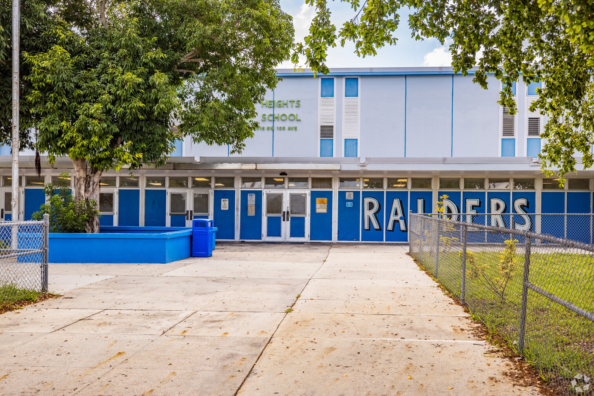 Richmond Heights Middle School provides students with a safe and secure environment to learn in.