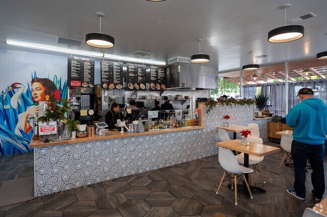 Stop at Tacos El Grullense to grab some amazing Mexican food while in the Homeview neighborhood.