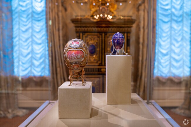 The Hillwood Estate Museum in Forest Hills has two Imperial Russian Fabergé Eggs on display.
