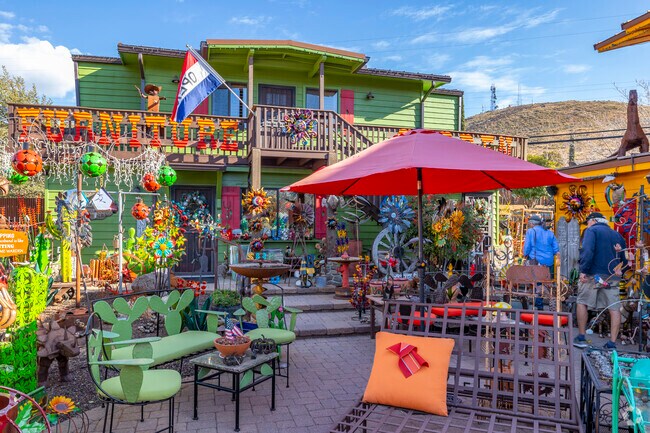 Find new yard decorations and more at Yarnell Emporium.