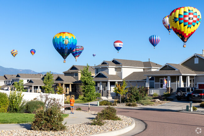 In Spring Creek it's common to see balloons overhead on Labor Day weekend.