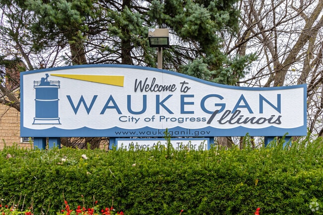 Waukegan sits along Lake Michigan between Chicago and Milwaukee, with 89,000 residents.
