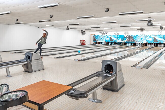 Bowling is a great way to enjoy a night out with the family in Champion Heights.