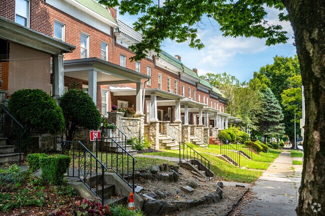 Live in a row home in Hanlon-Longwood.