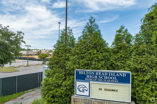 Hilton Head students can finish their primary education at Hilton Head Island High School.