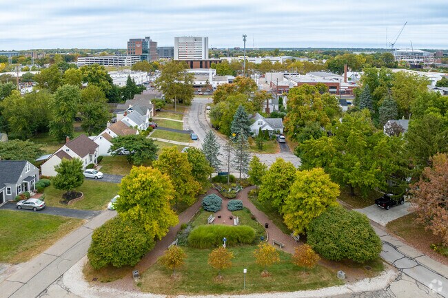 Triangle Park in Tri-Village is a small neighborhood park maintained by the neighbors.