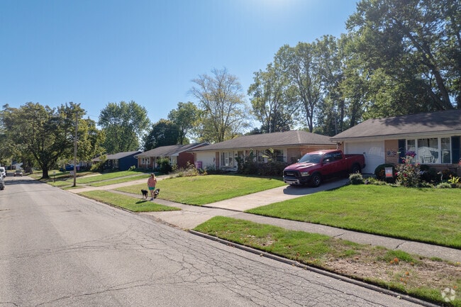 Walkable streets in Lexington attract dog walkers and parents with strollers.