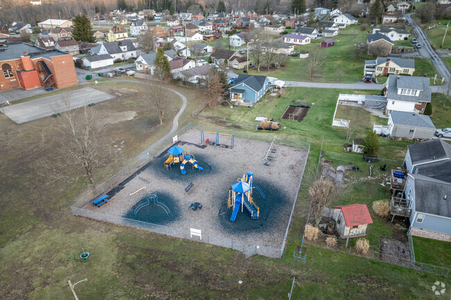 There is a large playground behind Barrackville Elementary/Middle School for the students to use.