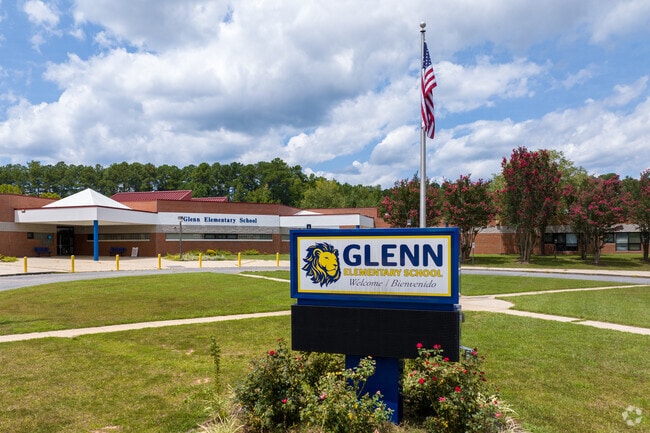 The Glenn Elementary Lion's roar with pride.