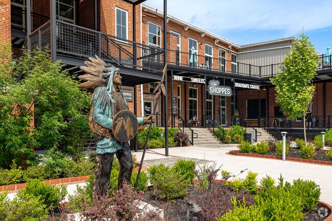 The Mill at Etowah River in Canton includes a brewery, restaurants, and a marketplace.