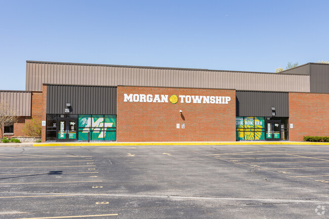 Morgan Township Public Middle & High School entrance.
