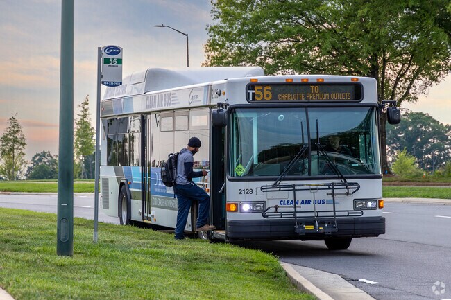 Olde Whitehall residents have easy access to the CATS bus line.