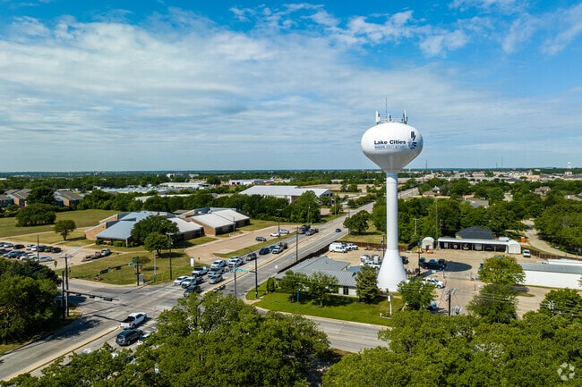 Lake Dallas is located on the shores of Lewisville Lake, which was originally named Lake Dallas.