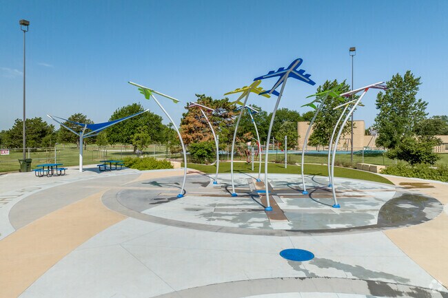 Cool off during the hot summer days at Eastridge's Splash Park.