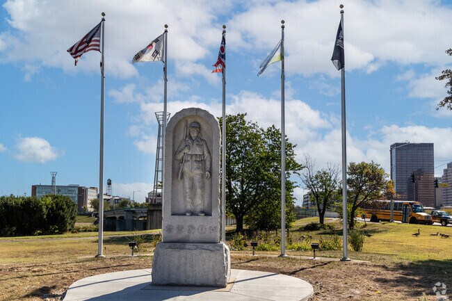McPherson is home to the Korean War Veterans Memorial and is a beautiful space to walk.