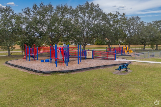 Cannella Elementary School features a fun playground.