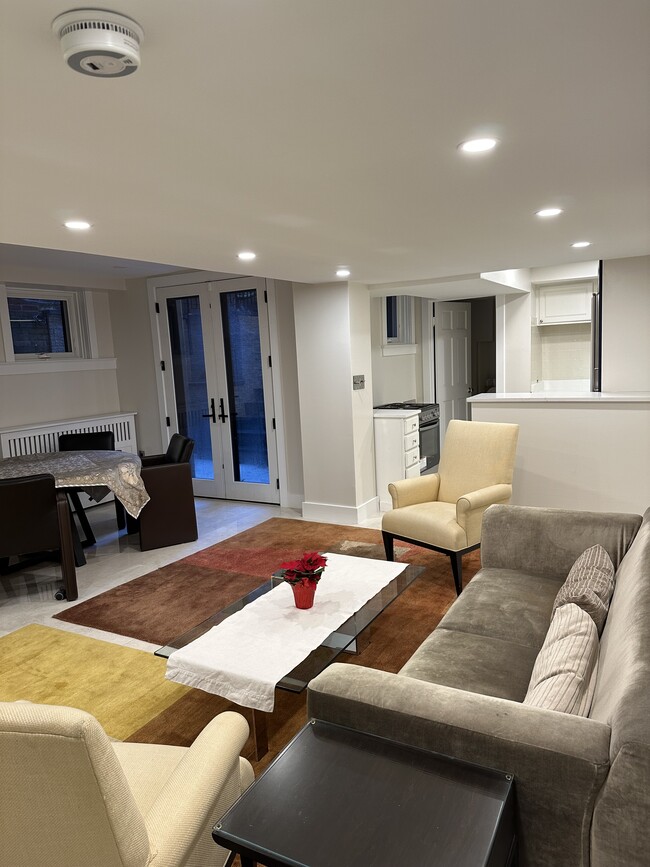 Living and Dining and Patio Door