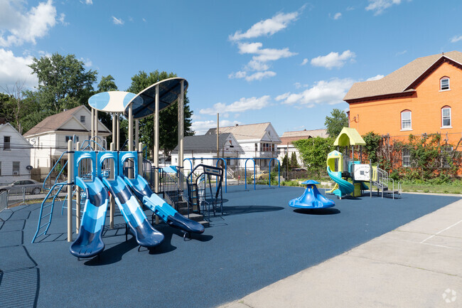 With a nice new playground set Hamilton Elementary School is a great place to start the day.