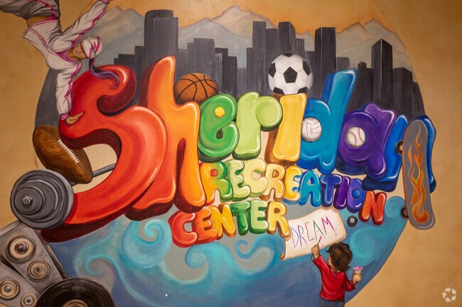 The Sheridan Recreation Center is a popular destination for after school events.