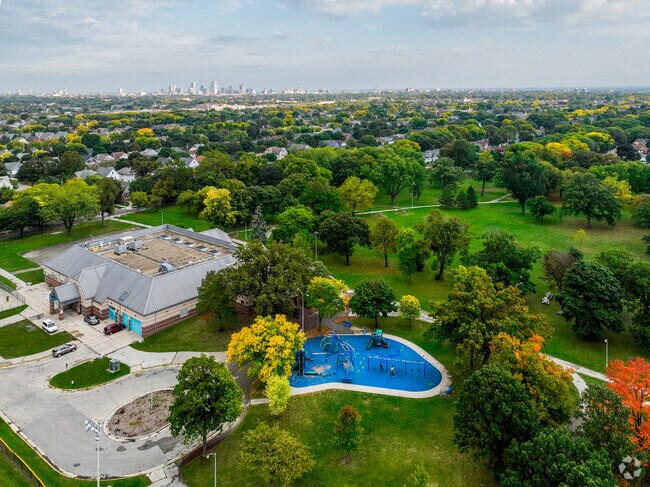 Sherman Park has basketball courts, tennis courts, playgrounds, and something for everyone.