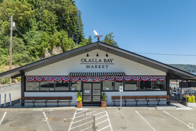 Olalla Bay Market is the most substantial market in the area.
