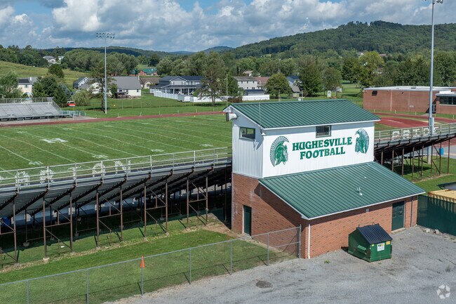 Hughesville Junior/Senior High School is a B-rated school 10 miles from Jordan.