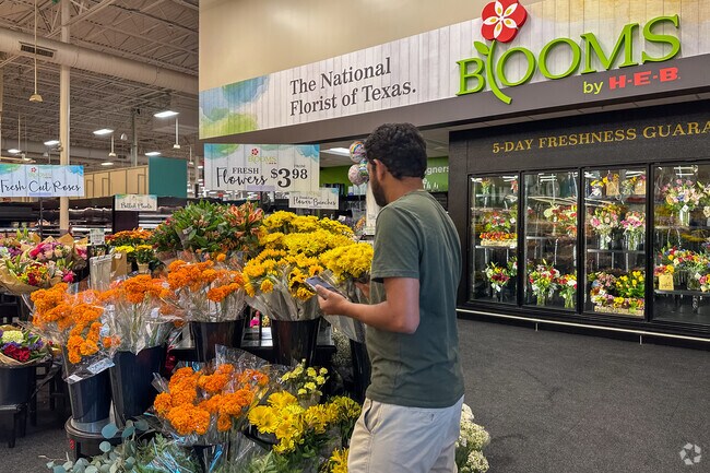 An HEB near Parmer Lane offers a wide selection of groceries and essentials.