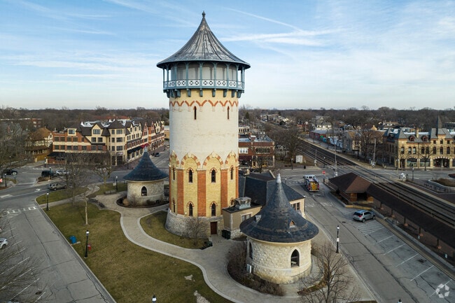 Downtown Riverside features a wonderful tower.