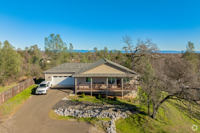 Larger Contemporary and Craftsman-style homes on acreage can be found in Pine Grove in Shasta Lake.
