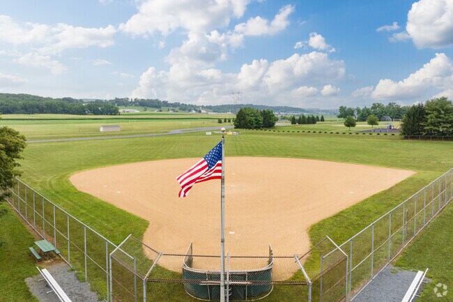 A beautiful country scene for residents at Snyder Community Park in Clay, Pennsylvania