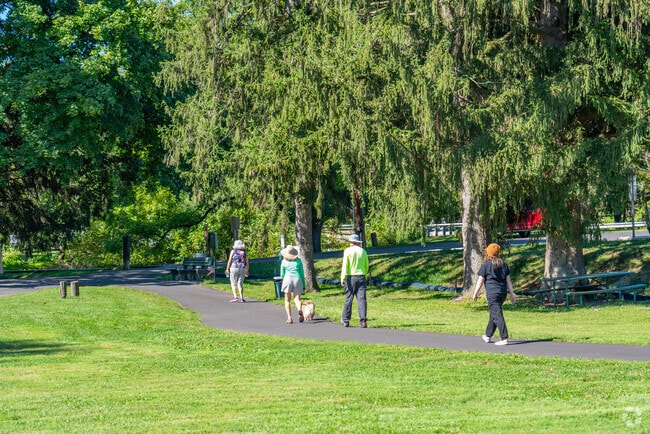 Lake Lenape Park includes several miles of walking paths.