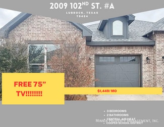 2009 102nd St Unit A, Lubbock, TX 79423