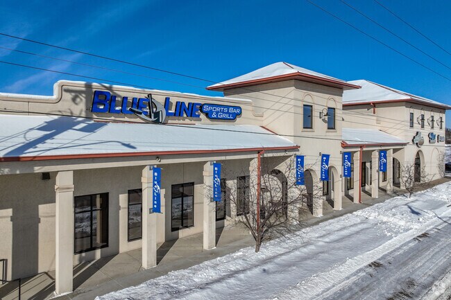 Sartell's Blue Line Sports Bar & Grill serves up classic American bar fare in a sports-centric atmosphere.