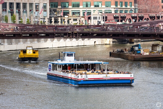 River North is a hotspot for architectural tours which draw people from around the world.