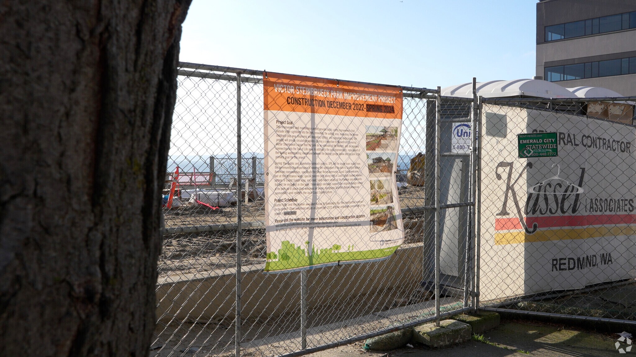 Victor Steinbrueck Park is currently under construction/renovation.