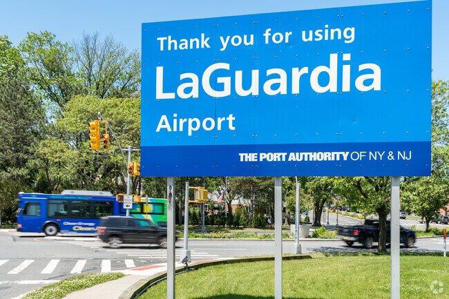 Getting to La Guardia Airport is easily accomplished in East Elmhurst with many bus routes.