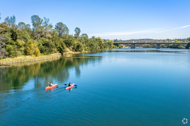 You can enjoy Kayaking on the American River north of Cordova Gardens.