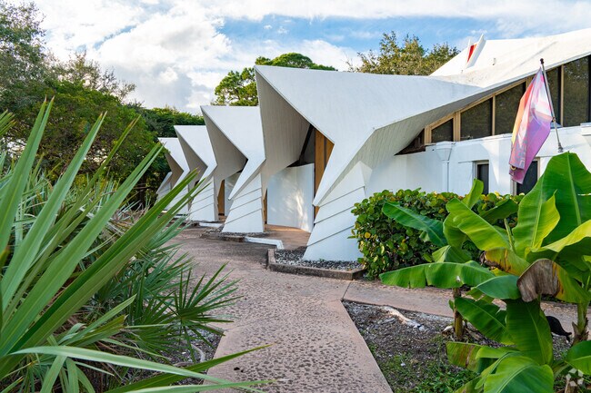 The MCL Preparatory Academy chapel was designed with a unique architectural influence.
