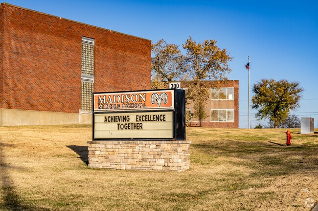 Madison Middle Prep offers middle school education to over 550 students.