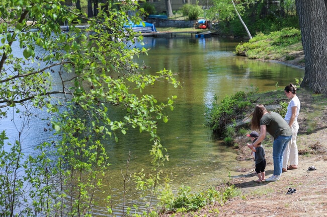 Residents in West Chelmsford enjoy visiting the nearby Nabnasset Pond, a scenic spot offering a sandy beach, convenient boat ramp, and refreshing swimming opportunities during the summer months.