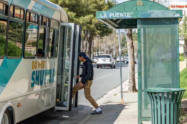 Getting around Galaxie is easy with bus and shuttle option available to the public.